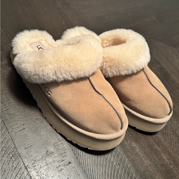 UGG Shoes - ***SOLD*** UGG Tan and Cream Women's Slippers